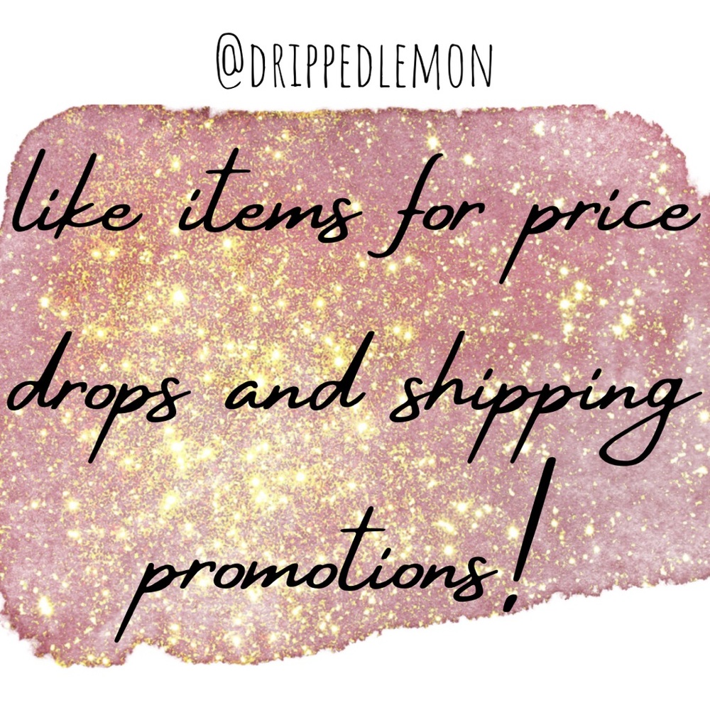 Looking for a deal? Like you’re favorites, you will be notified of discounts! 😃